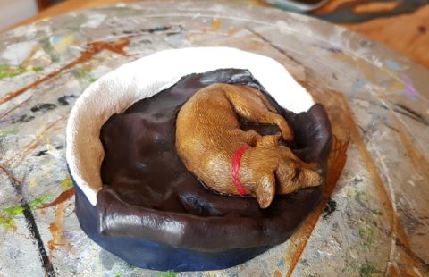 Custom Dog Sculpture