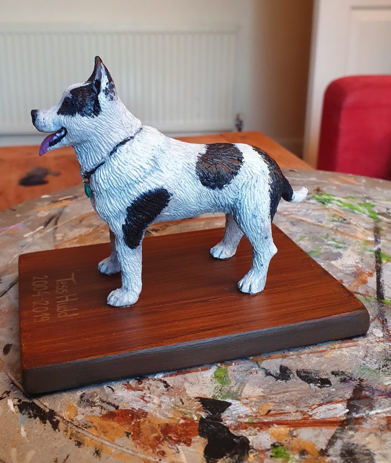 Tess, Custom Dog Sculpture
