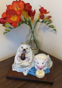 Custom Hedgehogs sculpture