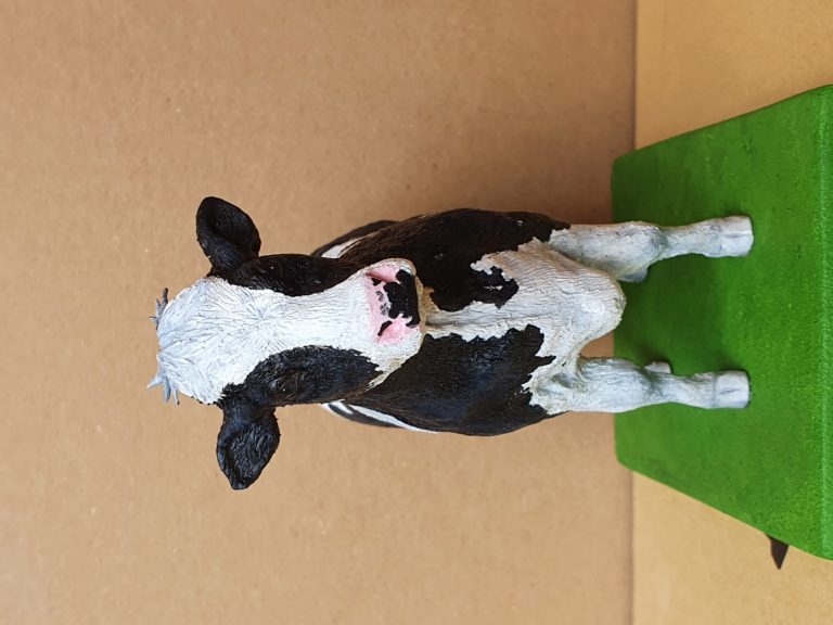 Custom cow sculpture