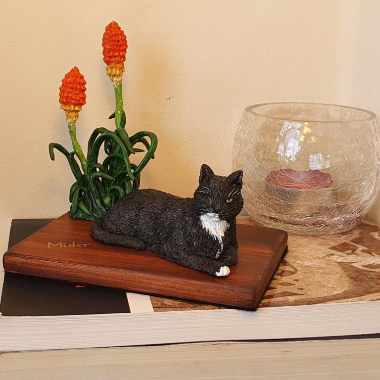 Custom Cat Sculpture memorial