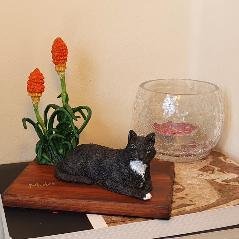 Custom Cat Sculpture memorial