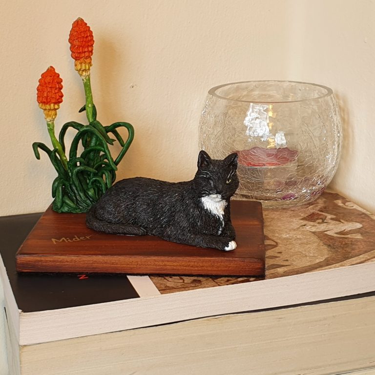 Custom Cat Sculpture memorial