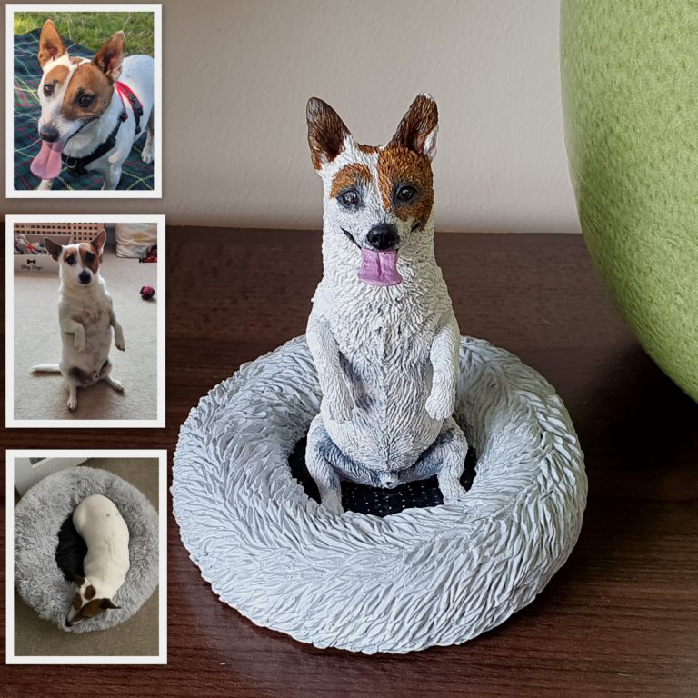 custom dog sculpture portrait