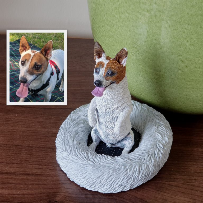 custom dog sculpture