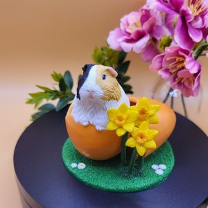 Easter Guinea Pig Figurines