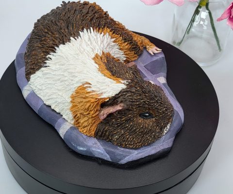 Rila, custom guinea pig sculpture