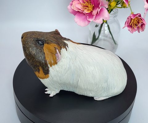 Teru, custom guinea pig sculpture