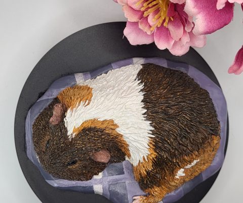 Rila, custom guinea pig sculpture
