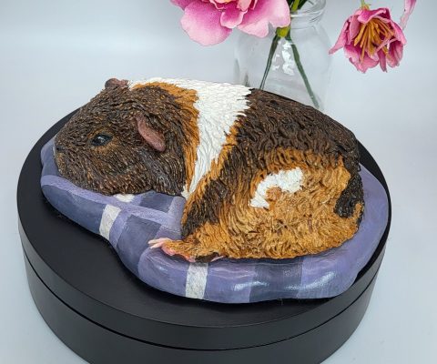 Rila, custom guinea pig sculpture