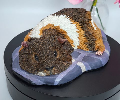 Rila, custom guinea pig sculpture