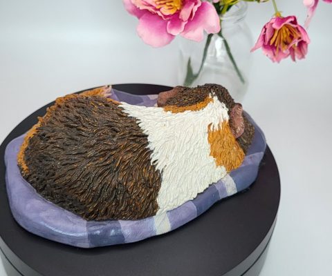 Rila, custom guinea pig sculpture
