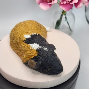 Oscar Guinea Pig Memorial Sculpture in polymer clay
