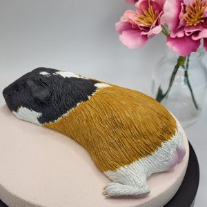 Oscar Guinea Pig Memorial Sculpture in polymer clay