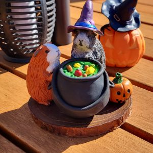 Halloween Guinea Pig Sculpture