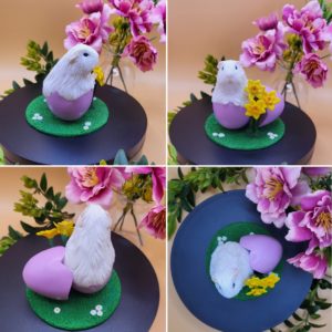 Easter Guinea Pig Figurines