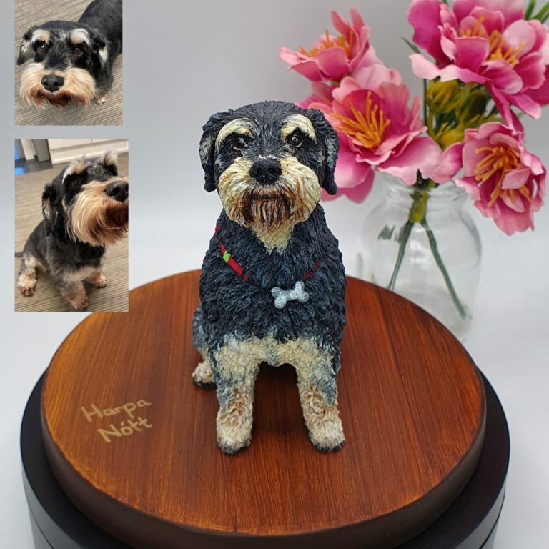 Harpa Custom Dog Sculpture