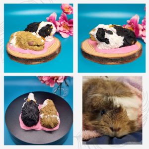 Personalised guinea pig figurines