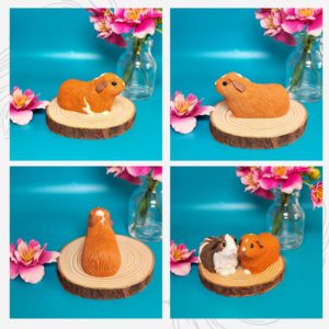 Ginger guinea pig sculpture