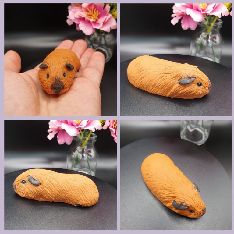 Ginger Californian Guinea Pig Figurine