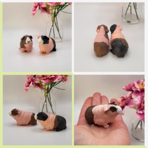 Personalised Skinny Guinea Pigs Figurines