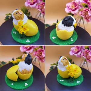 Easter Guinea Pig Figurines