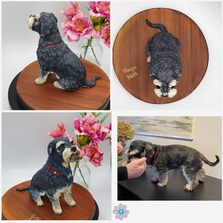 Harpa Custom Dog Sculpture