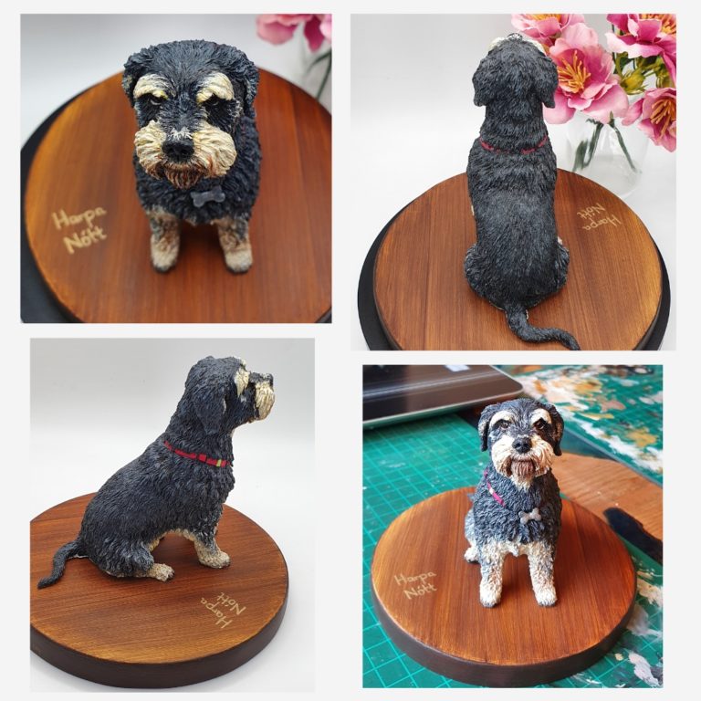 Harpa Custom Dog Sculpture