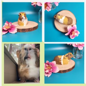 Personalised Mini Guinea pigs figurine