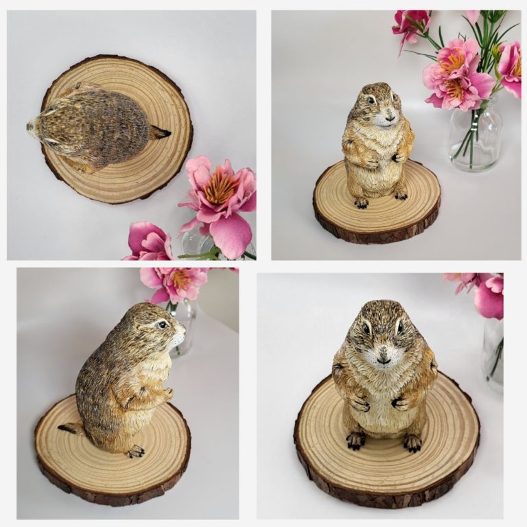 Prairie dog sculpture