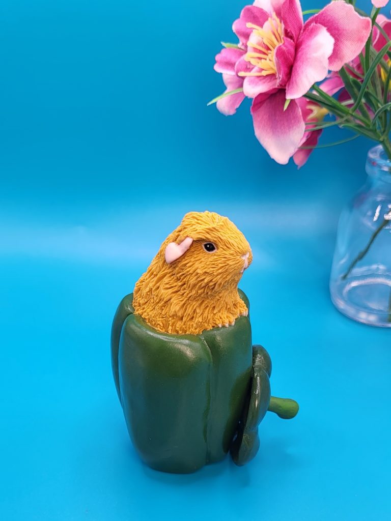 Green Pepper Guinea Pig Sculpture