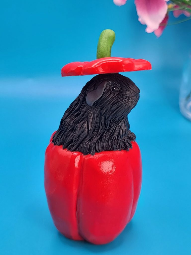 Red Pepper Guinea Pig Sculpture