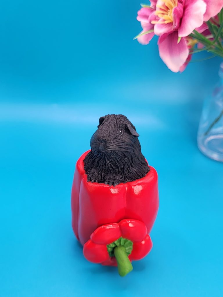 Red Pepper Guinea Pig Sculpture