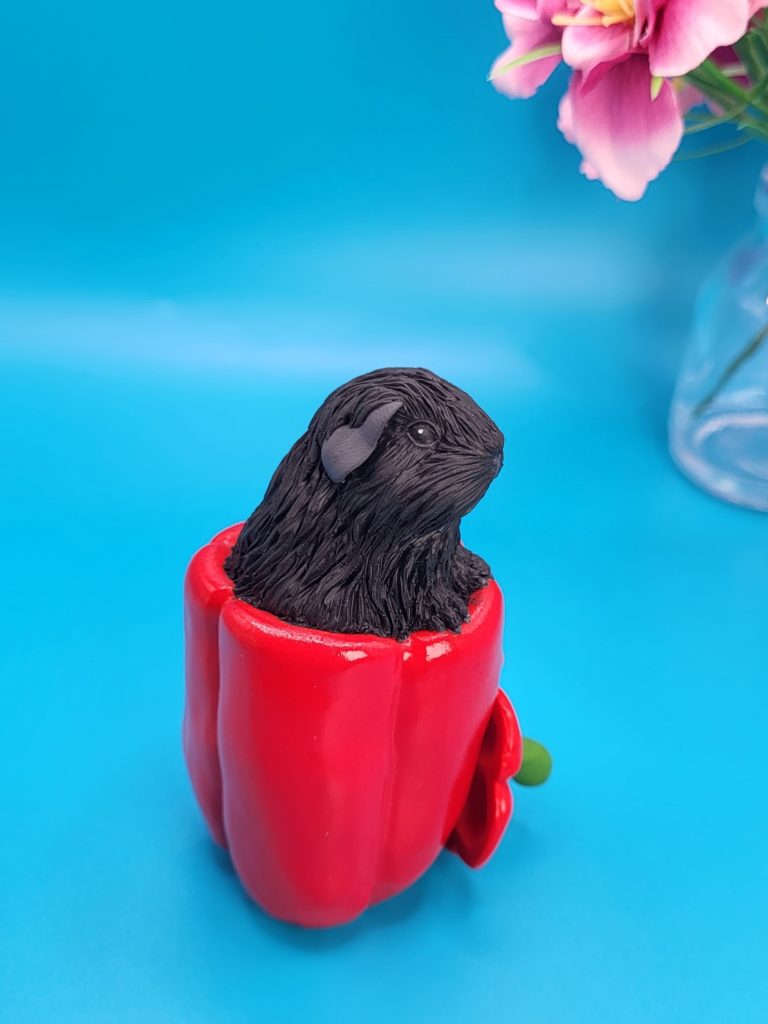 Red Pepper Guinea Pig Sculpture