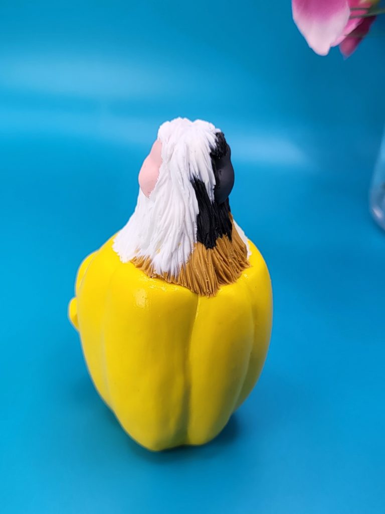 Yellow Pepper Guinea Pig Sculpture