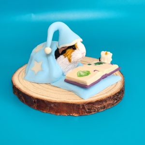 Bedtime Story Guinea Pig Sculpture