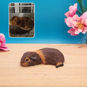 Personalised mini guinea pig sculpture